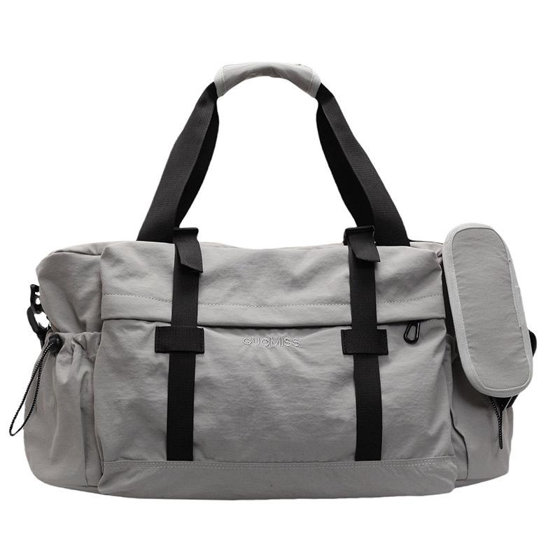 

Going out luggage bag women s large-capacity short-distance hand-held travel bag women s lightweight yoga bag dry and wet separation fitness bag серый