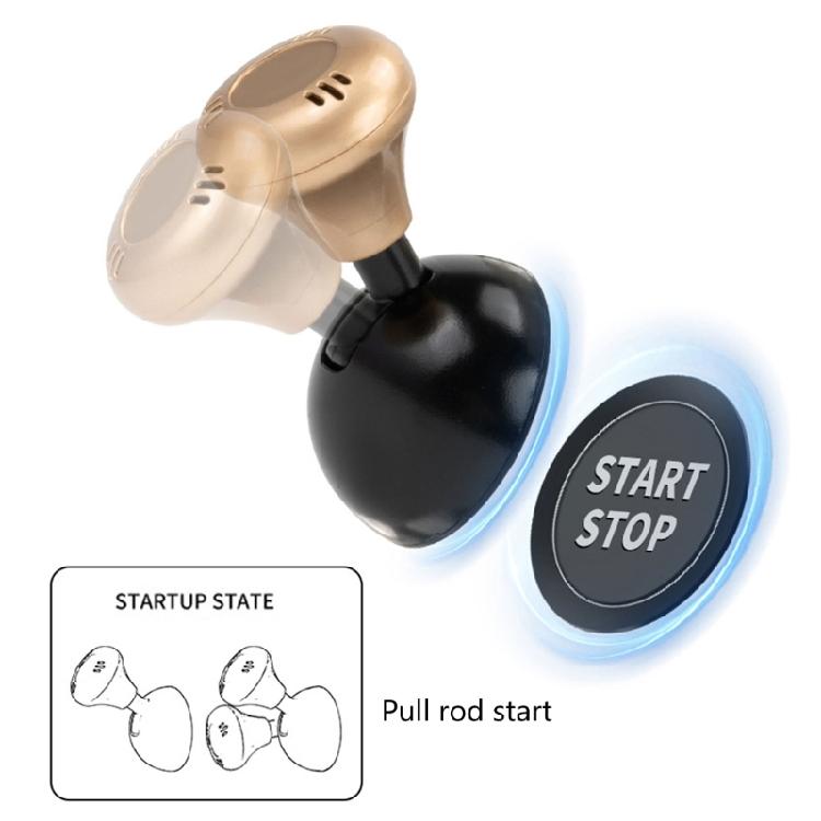 Elegant Quick Recognition Refreshing Car Start Knob Button with Aromatic Perfume Dispenser, Joystick Balling Decoration