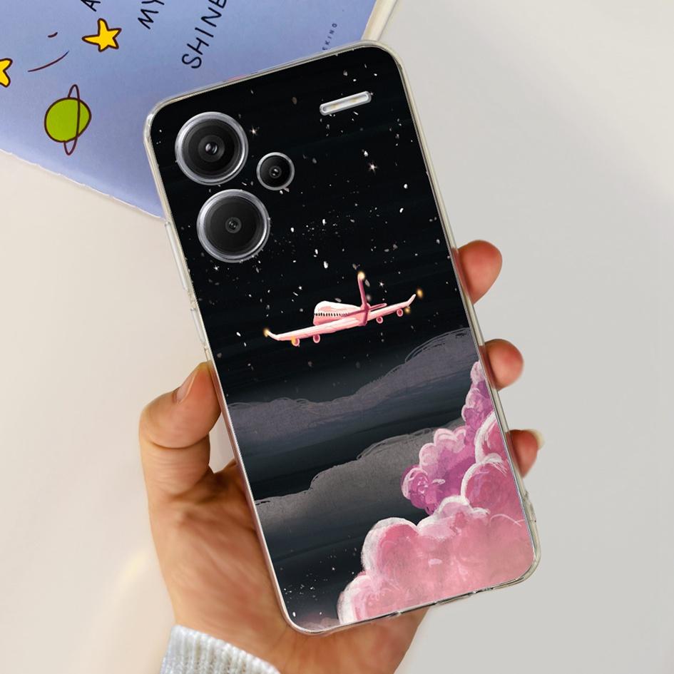 For Xiaomi Redmi Note 13 5G Case Luxury Marble Transparent Phone Cover For Redmi Note 13 Pro Plus Funda on Note 13 Pro 5G Bumper