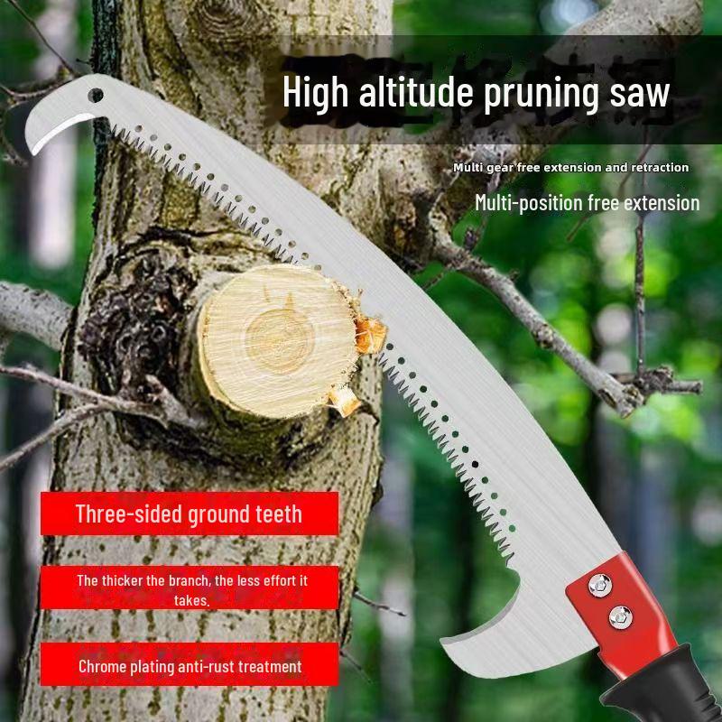 

Dual Hook Multi-Function High Branch Pruning Saw for Thick Branches and Fruit Trees