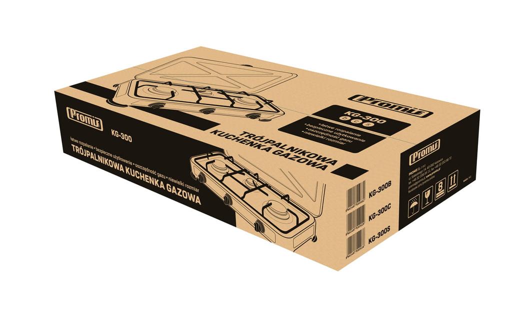 Kuchenka gazowa promis kg300 czarny