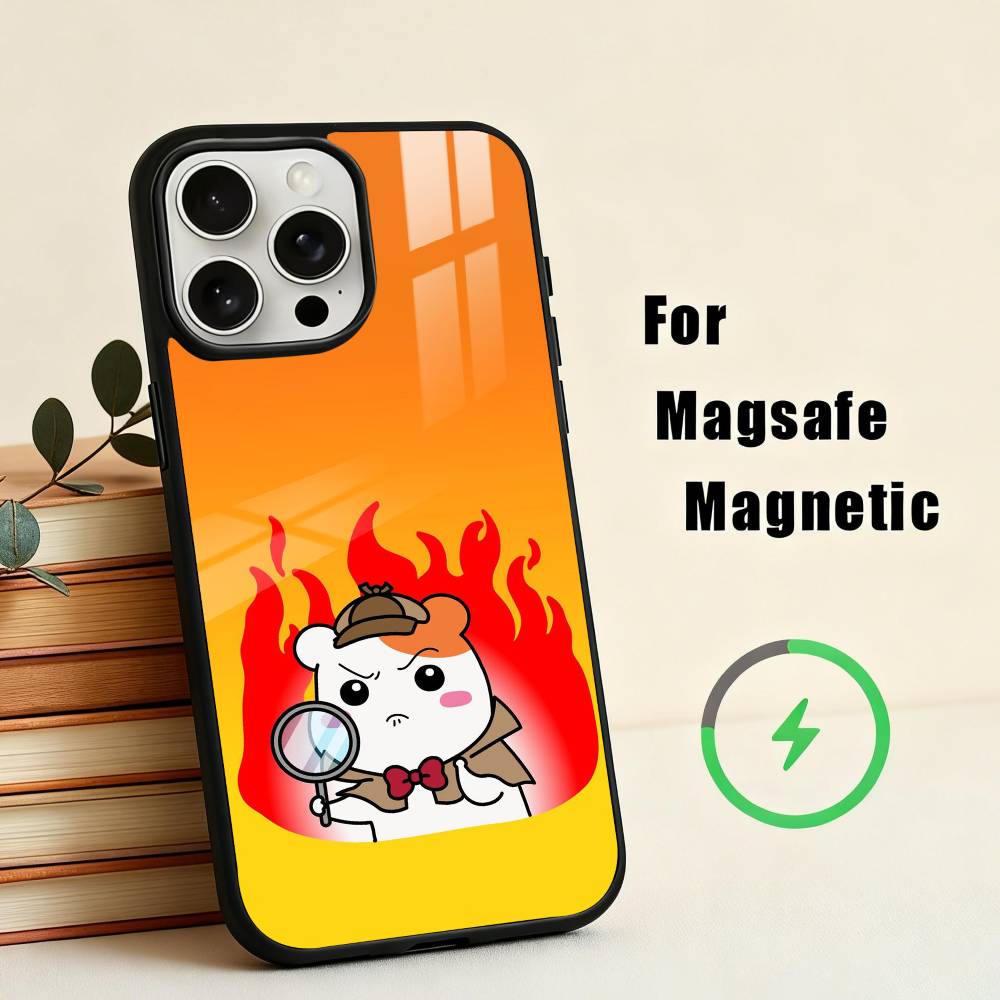 

L-Lovely O-Oruchuban E-Ebichu Phone Case For iPhone17,16,15,14,13,12,11 Plus,Pro Max Magnetic For Magsafe Wireless Charging iPhone12mini