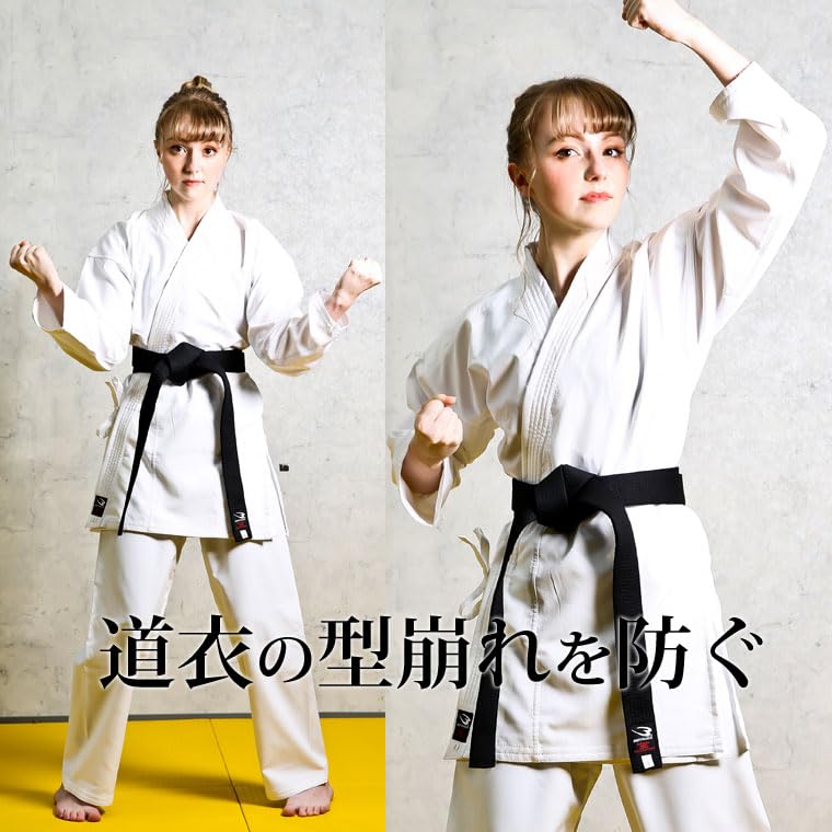 BODYMAKER Traditional Karate Gi and Bottom 3 Karate Gi Karate Gi Clothes Pure White Karate (Top Set) No.