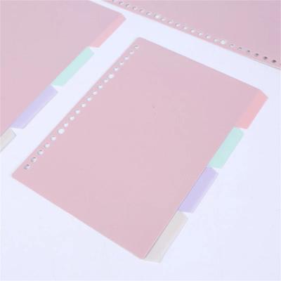B5 A5 A4 Binder Index Dividers Binder Index Page Notebook Separator Page Loose-leaf Inner Page