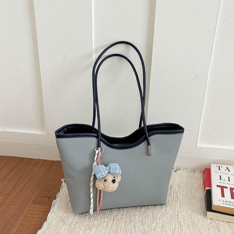 Fashionable and Simple Large-capacity Bag Commuting Single-shoulder Bag Tote Bag, Bucket Bag