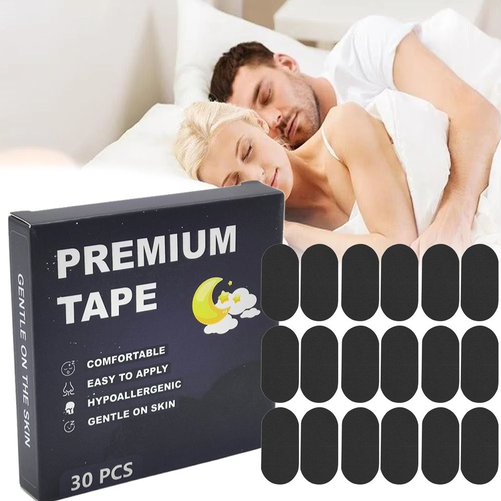 30PCS Multicolor Mouth Tape for Sleeping Hypoallergenic Gentle Tape  Stop Mouth Breathing