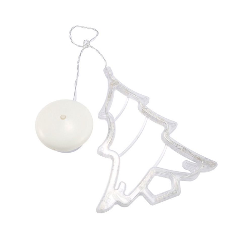 Suction Cup Snowflake Light Warm Light Christmas Decoration  Holiday Lighting