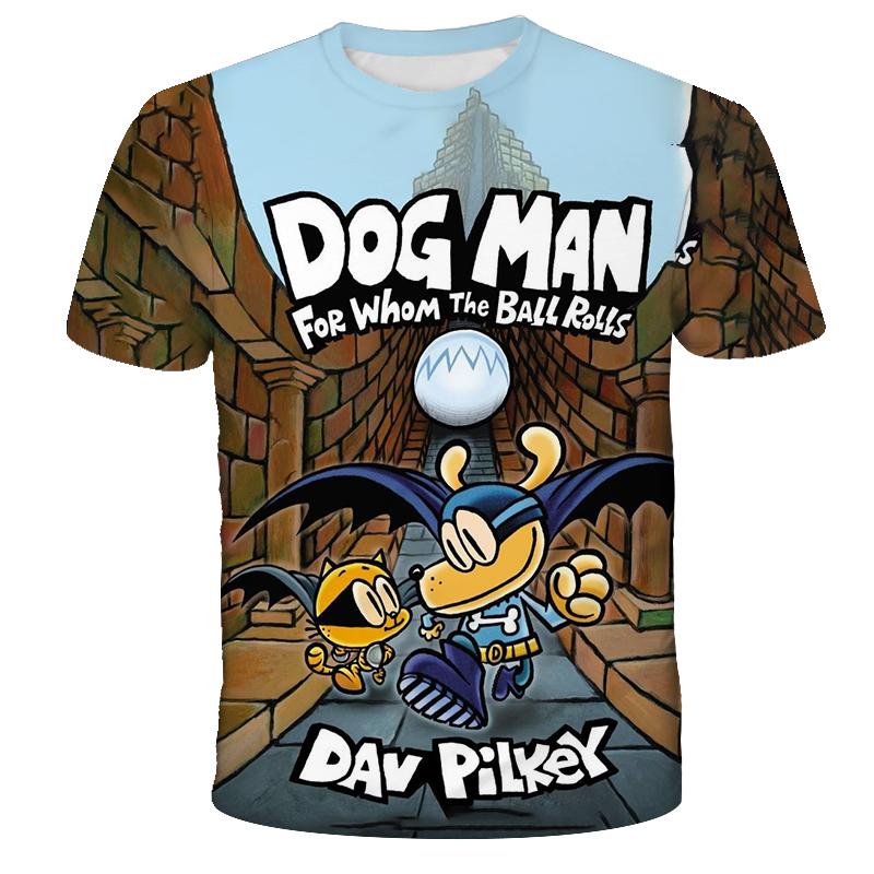 Kreskówka Anime Pies Chłopcy Koszulki Letnia Dziecięca Koszulka z Krótkim Rękawem Urocza Modna Wygodna Koszulka