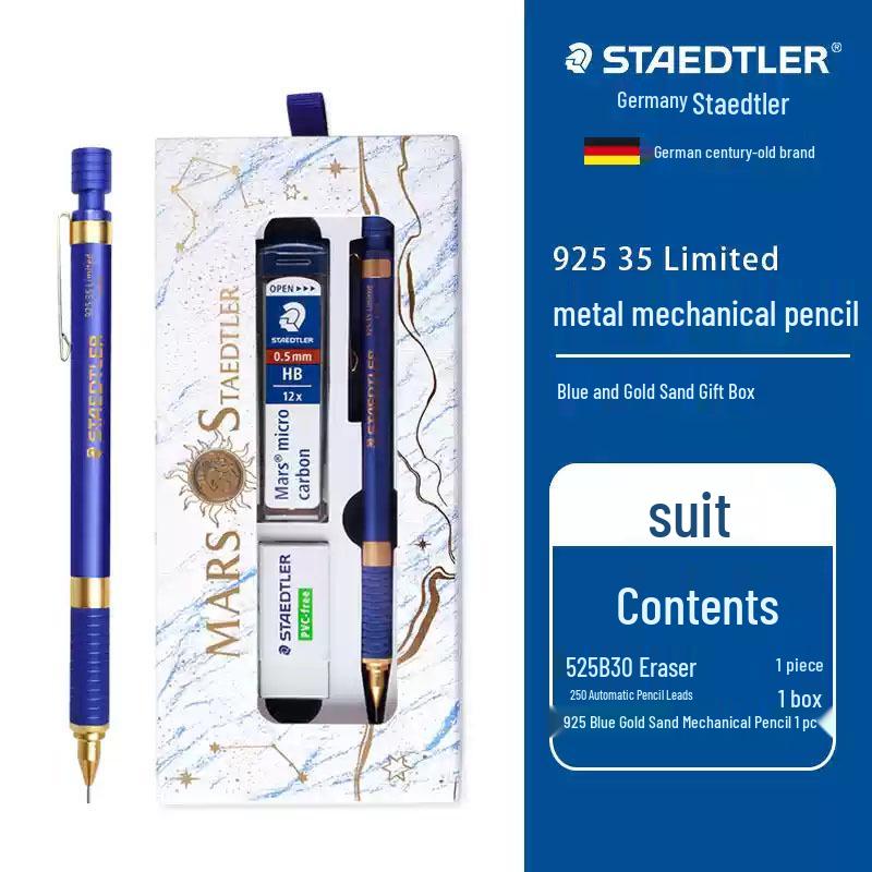 Staedtler 925 35 Blue-Gold Limited Edition 0.5mm Mechanical Pencil HB