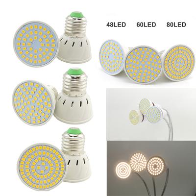 Lâmpadas LED Full Spectrum 48 60 80 para cultivo de plantas E27 phytolamp Vegs Cultivo Growbox Sunlight Flower Indoor Greenhouse Box