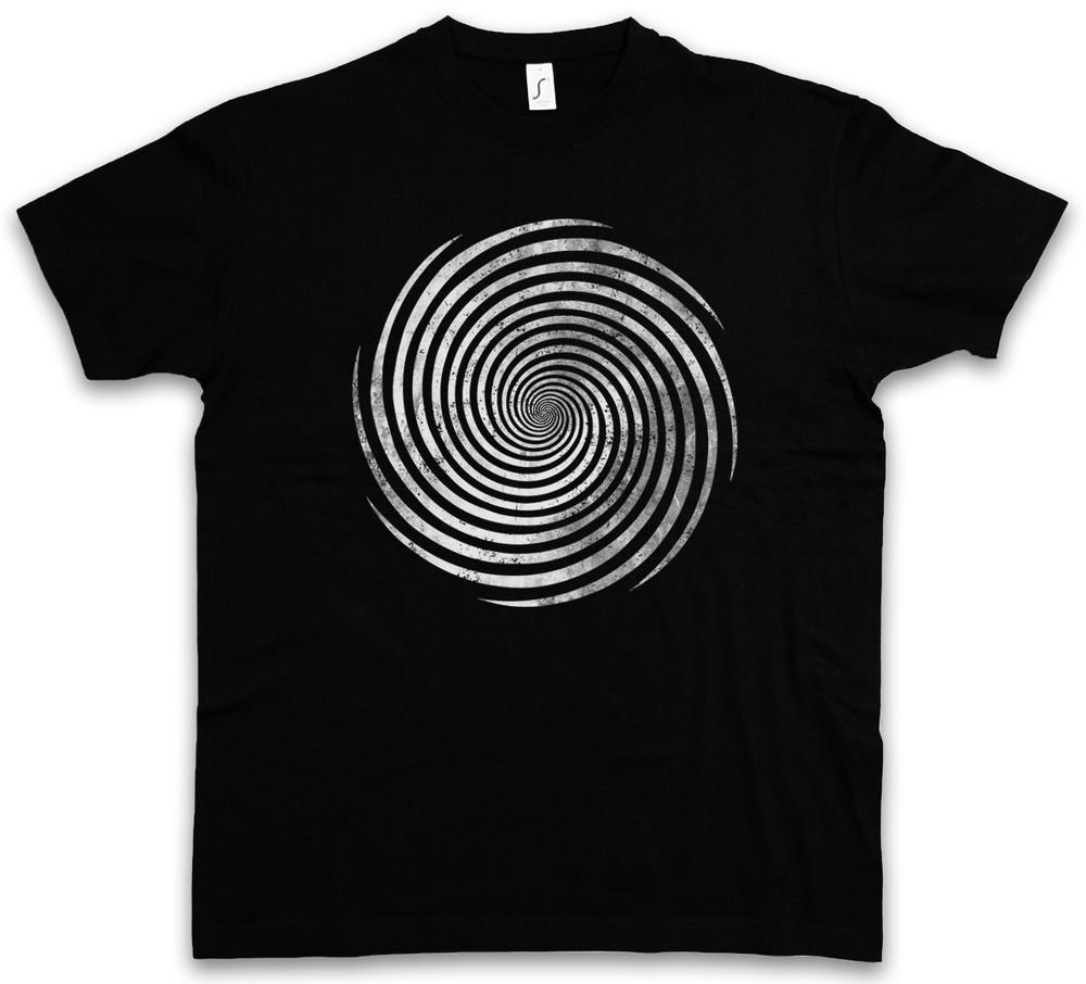 HYPNO SPIRAL I T-SHIRT Spiral Labyrinth Mystic Hypnotic Esoterik Circle