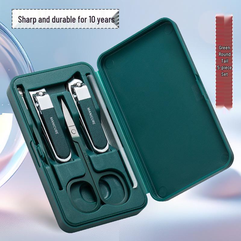 

Портативный маникюрный набор из 5 предметов: Кусачки для ногтей, ножницы и пилочка для дома и путешествий