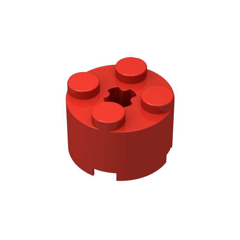 

95pcs Cylinder 2x2 Round Brick with Axle Hole Building Blocks Accessories DIY Parts Compatible with Bricks 6143 3941