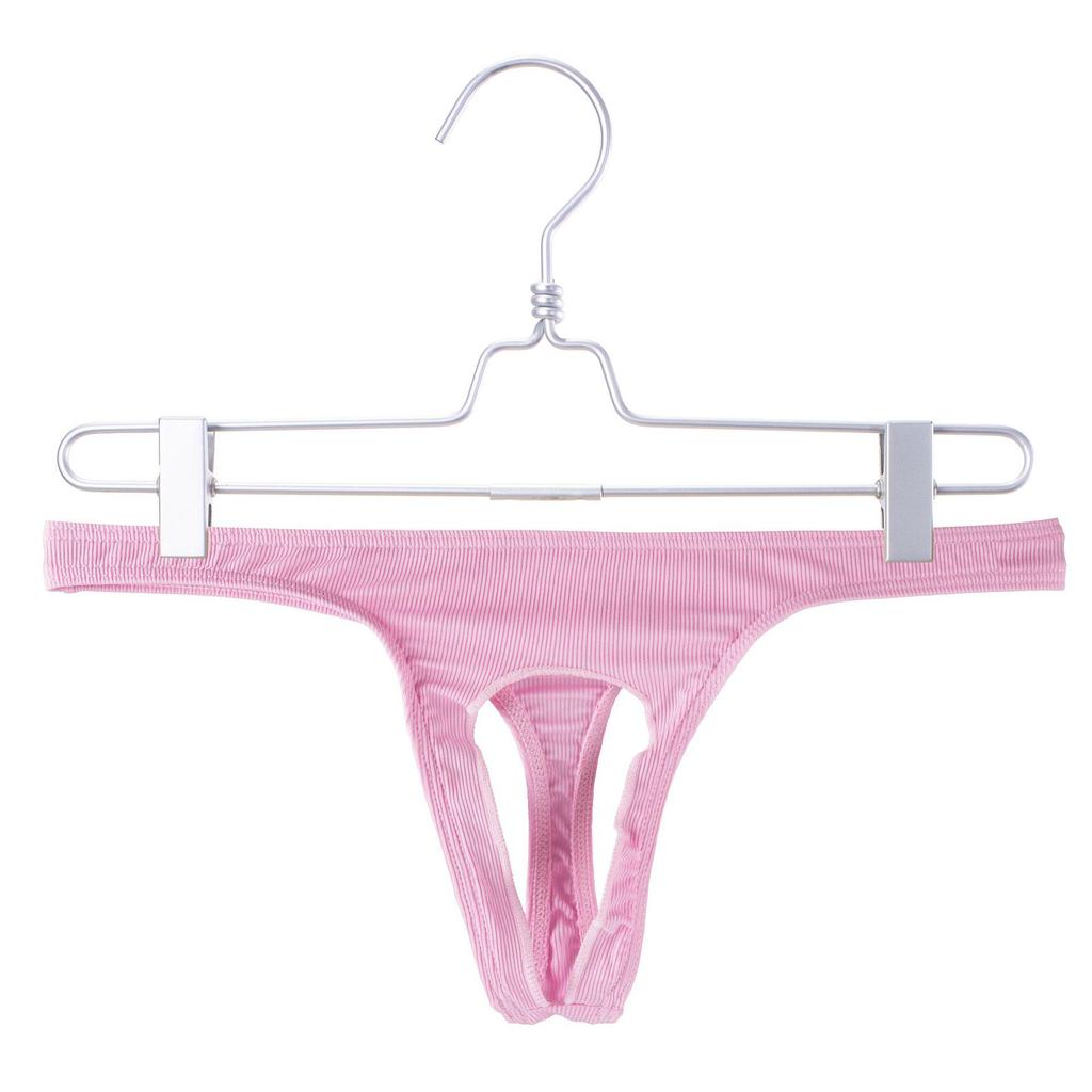 Pánské mikrožebrované tanga s otevřeným rozkrokem - Trendy a sexy spodní prádlo
