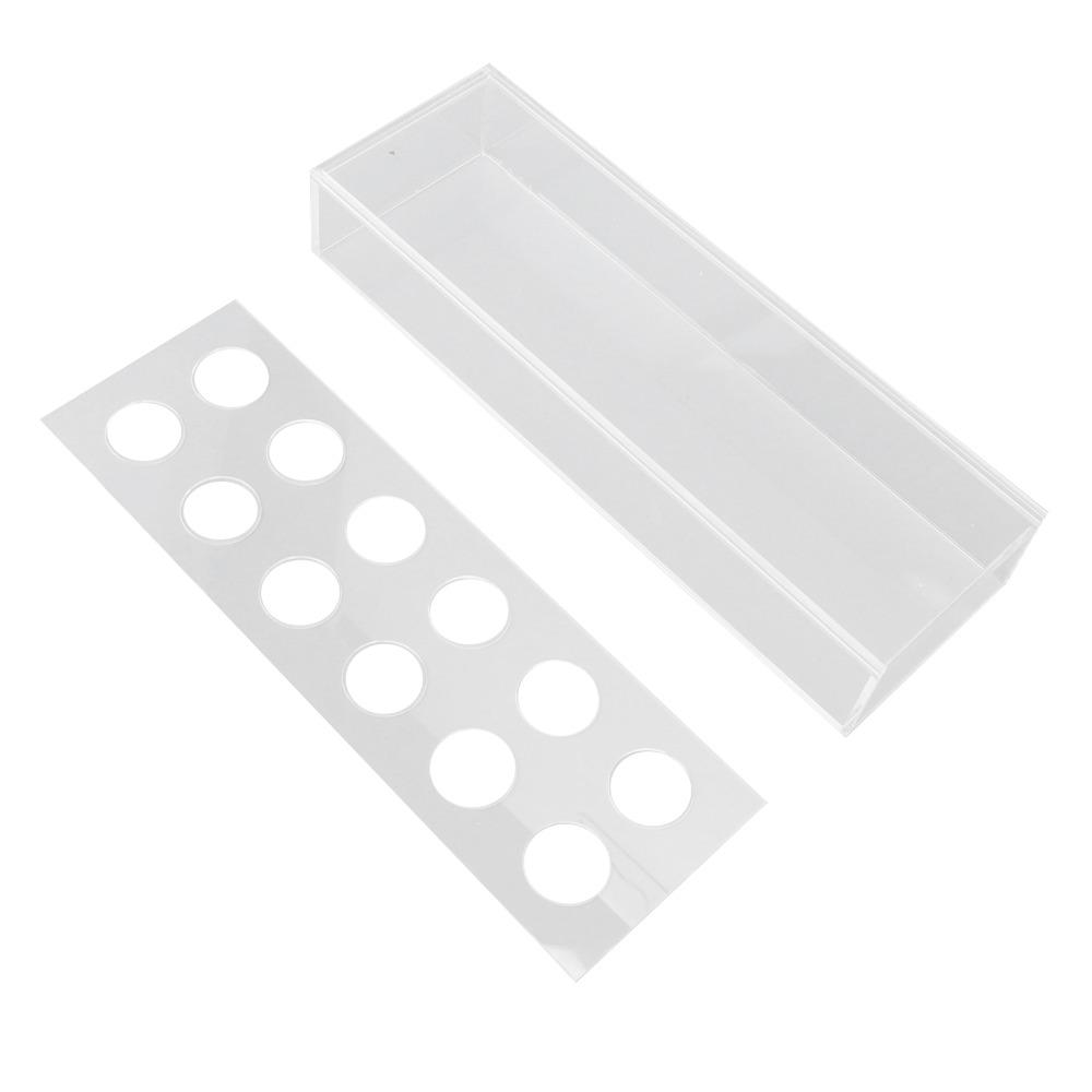 12 Hole Rectangular Floral Centerpiece Rectangular Rectangle Flower Vase Wedding Party