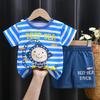 2025 Kids' Short Sleeve Summer Pajama Set - Boys and Girls Baby T-shirt and Shorts