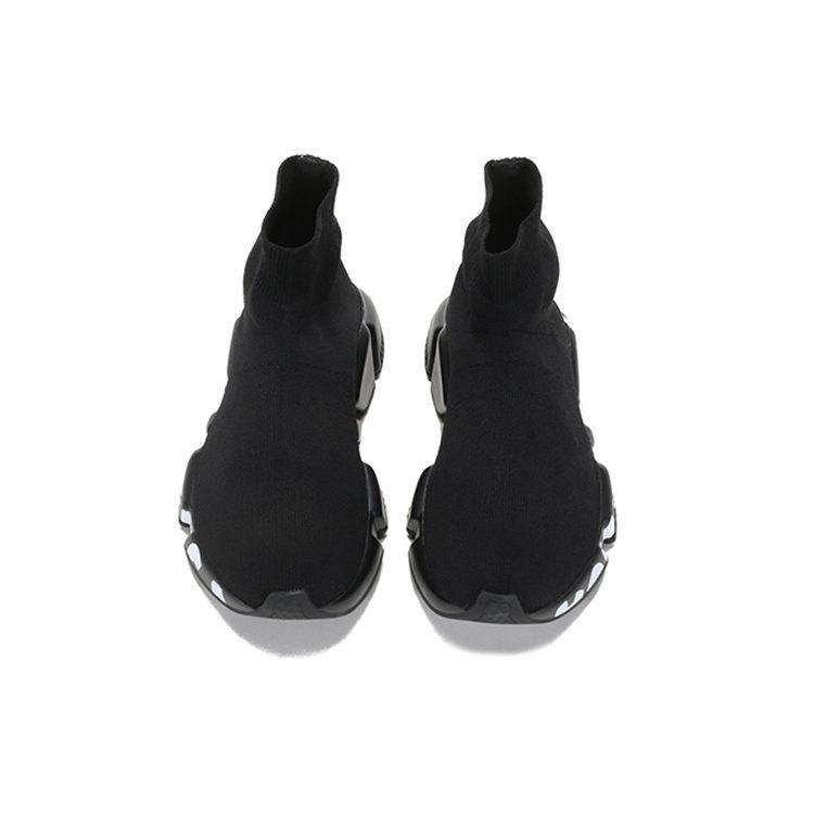 Balenciaga Speed Graffiti Black White Women's 605942W2DB71006