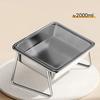 Stainless Steel Dog Food Bowls Raised Pet Feeding Dish Durable Cat Water Bowl  Pet Feeder