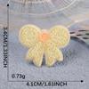 Original Embroidery Label Accessories Self-Adhesive Patch Sticker Mesh Bow Clothing Accessories Patch Embroidery Sticker Cloth Sticker