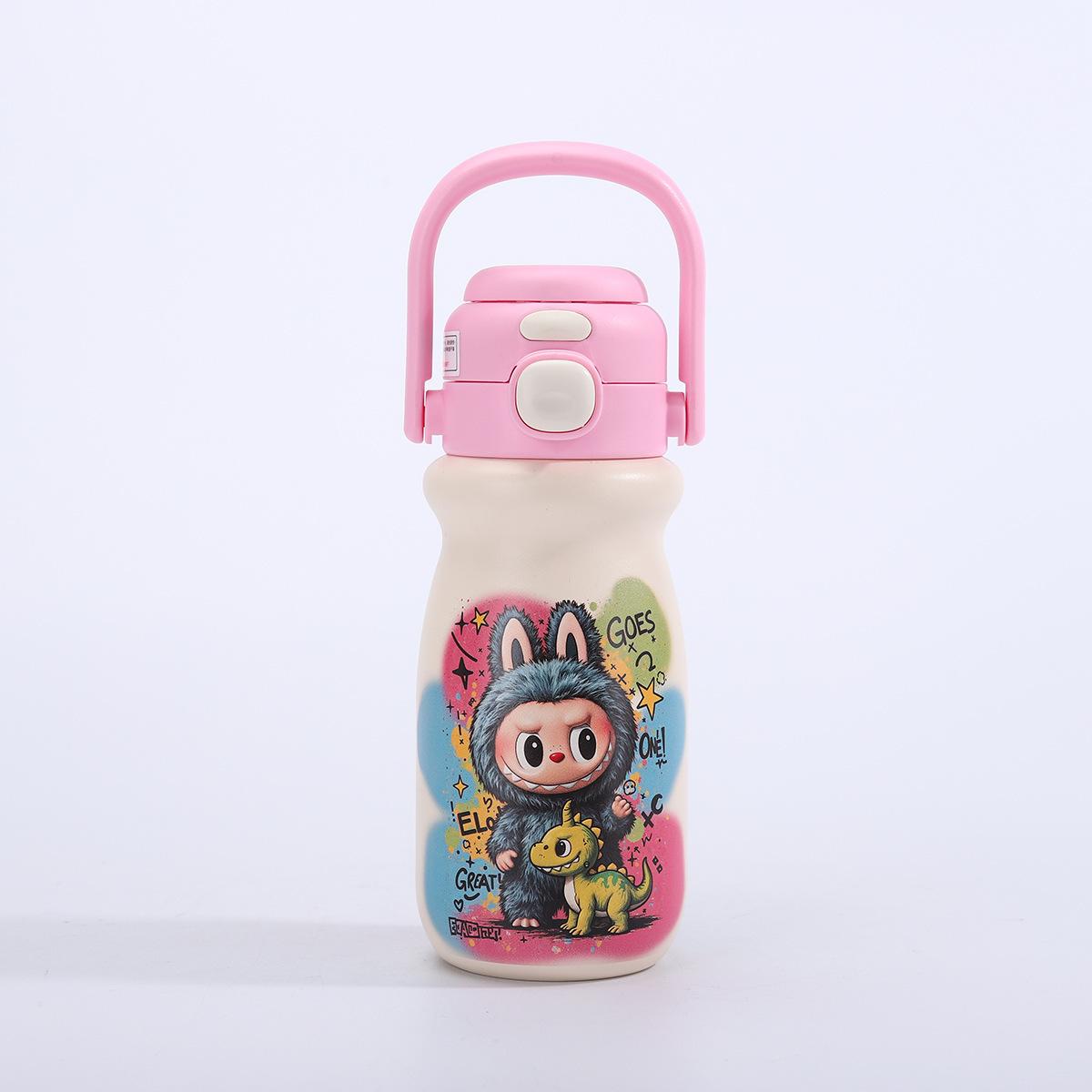 

316 Stainless Steel Thermos Cup Cute Cartoon Student Cup Large Capacity Double Drink Children s Water Cup 500ml