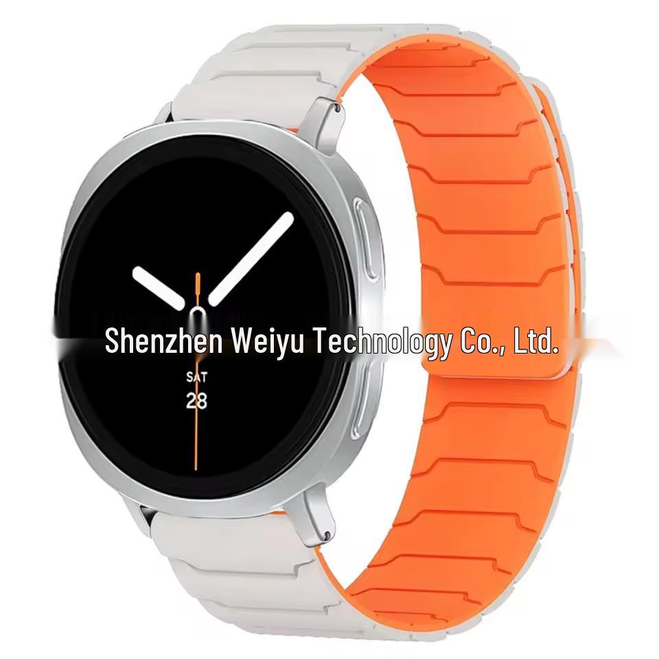 Magnetic Silicone Armor Samsung Watch8 Band For Watch8 Classic