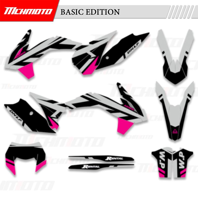 MCHMFG For KTM SX SXF XC XCF 2013 2014 2015 EXC XCW 2014 2015 2016 Graphics Decals Stickers Kits Number Name Background