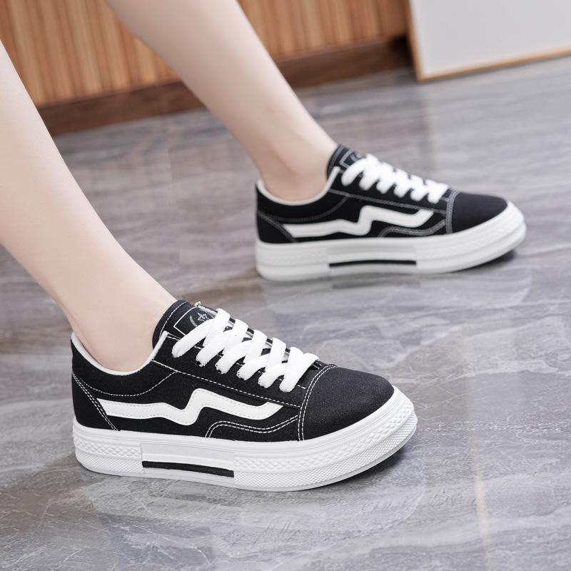 Spring New Ins Trendy Canvas Shoes Student Running Board Shoes Street Shooting Casual Shoes RF