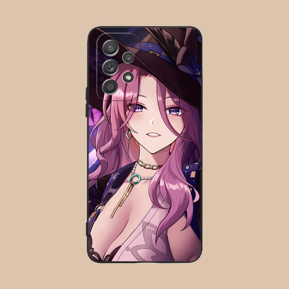 

HSR Jade Matte TPU Mobile Phone Case for Samsung Galaxy M55 54 42 35 34 33 32 23 22 15 14 13 12 F55 5G Colorful Cover Galaxy F04