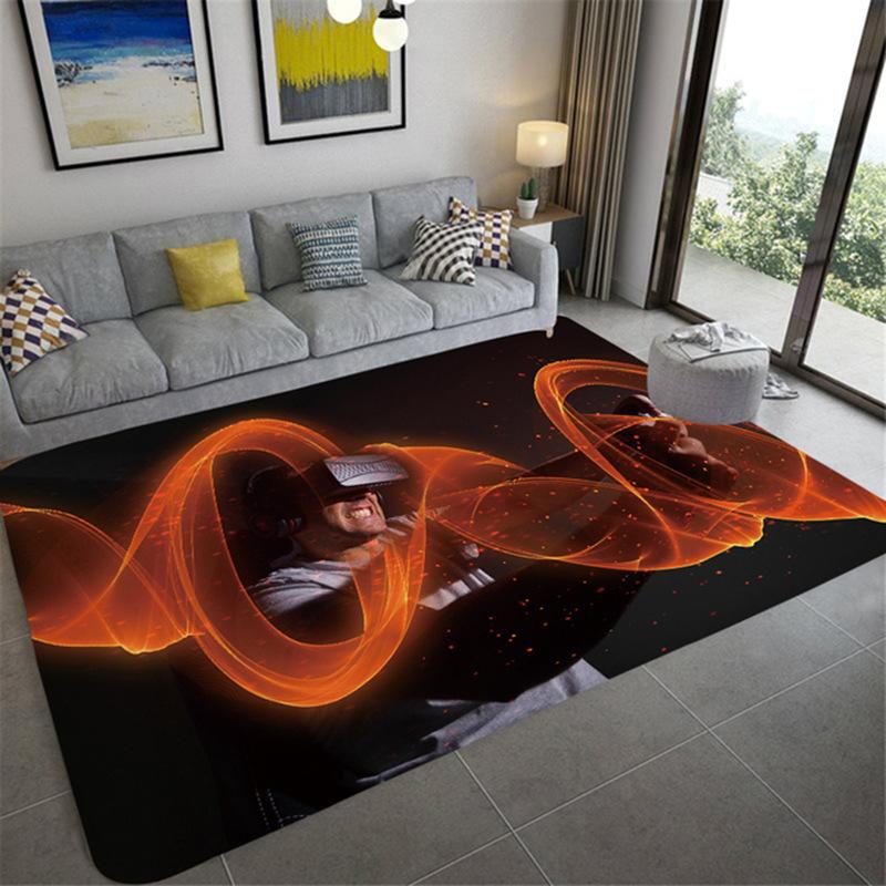 Game Console Carpet for Household Gaming Room Area Cloakroom Bedroom Bedside Soft Big Size Mats Coffee Tables Decor Foot Rug