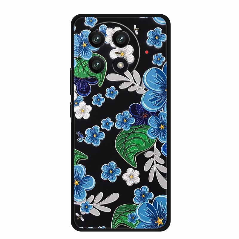 3D Emboss Case For Tecno Camon 30S 30 S Pro Phone Case Coque Flowers Silicone Soft Back Cover For Tecno Camon 30 Premier Case