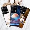 Redmi NOTE 13 PRO 4G Case with Tempered Glass & Aesthetic Color Painting