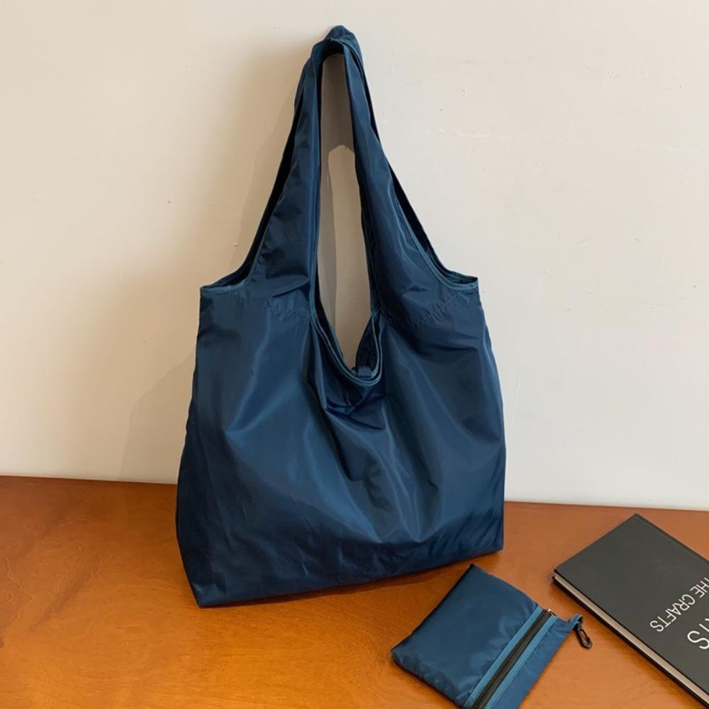 Foldable ~ Fold Folding Shopping Bag Waterproof Grocery Storage Bag Reusable Nylon Tote Bag  Outdoor