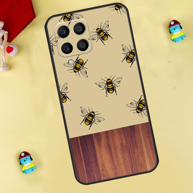 Bee Bumblebee Case For Samsung Galaxy M55 M14 M34 M54 M32 M52 M15 M11 M12 M13 M06 M16 M36 M56 M31 M53 M35