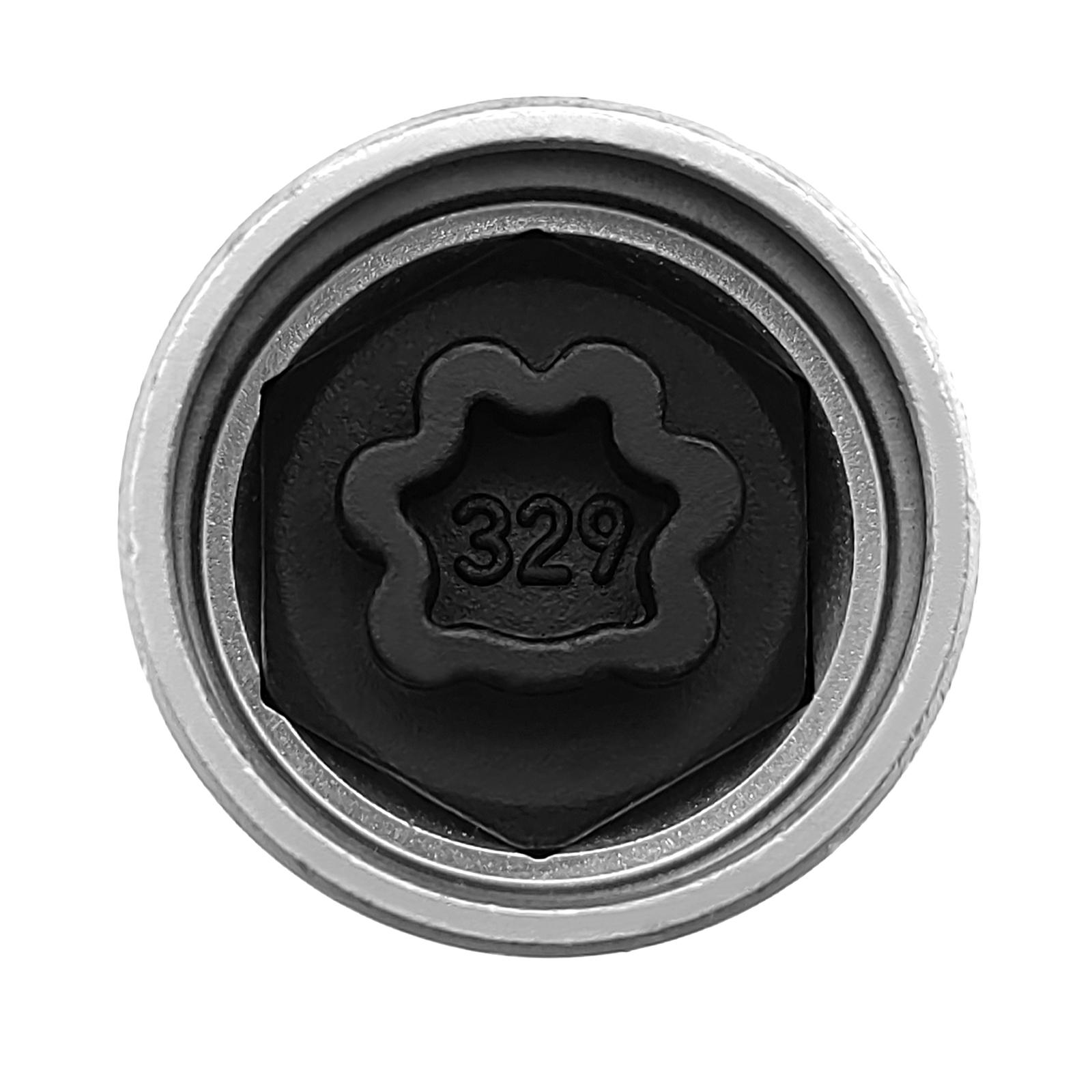 

Замена для Mercedes Benz Security Master, стопорная гайка колеса, ключ 330, противоугонная винтовая головка 329 серебряный