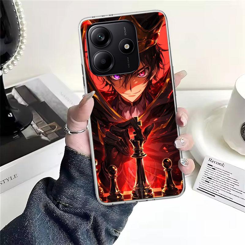 Code Geass Anime Weiche Handyhülle Für Xiaomi Redmi Note 15 14 14S 13 12 Pro Plus 12S 11 11S 11E 10 10S 11T 5G Fundas Coque Redmi