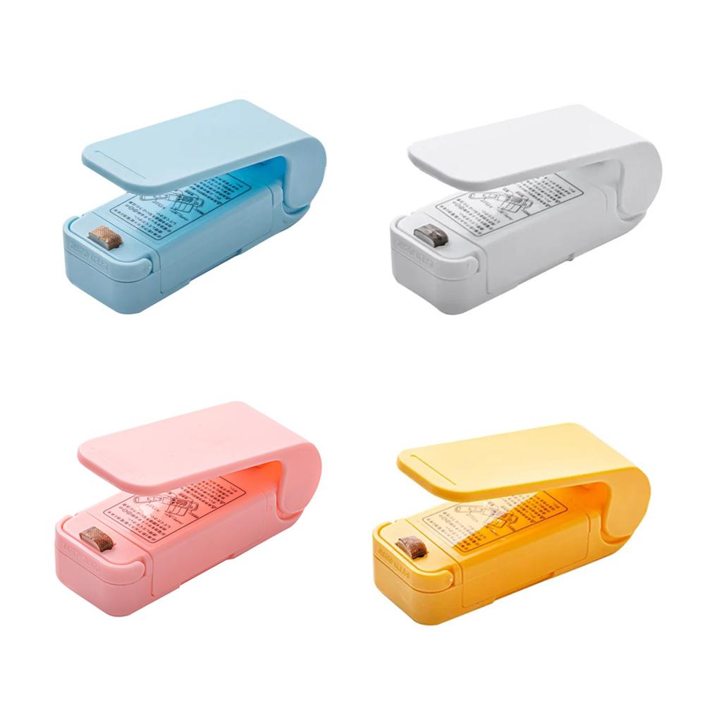 Portable Mini Sealer Heat Bag Sealing Machine For Snacks Package Bag Thermal Plastic Food Bag Closure Food Packaging Heat Sealer