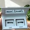 Luxus Koreanische PBT Weiche Segmentierte Magnetische Wimpern Natürliche Wispy Wiederverwendbare Halbe Magnetische Falsche Wimpern Großhandel