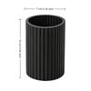 3D Printed Striped Pen Holder Minimalist Desk Stationery Storage Pencil Holder  Bathroom Storage