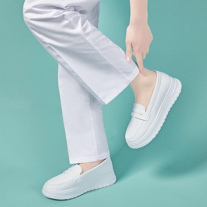 Soft-soled thick-soled nurse shoes autumn breathable casual versatile non-slip single shoes medical white shoes work shoes