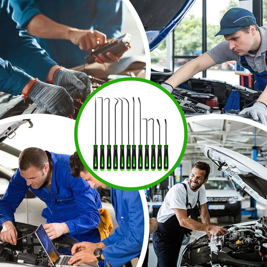 Hook Tool Mechanic Precision Remover Tool 12 Pieces Auto Oil Seal Hand Pick Set For Vehicle Car Sedan Scooter SUV Electronic