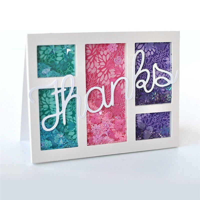 Metall-Stanzformen mit geteiltem Rand, Rahmen, Hintergrund, Scrapbooking, Karten, dekorative Prägung, Basteln