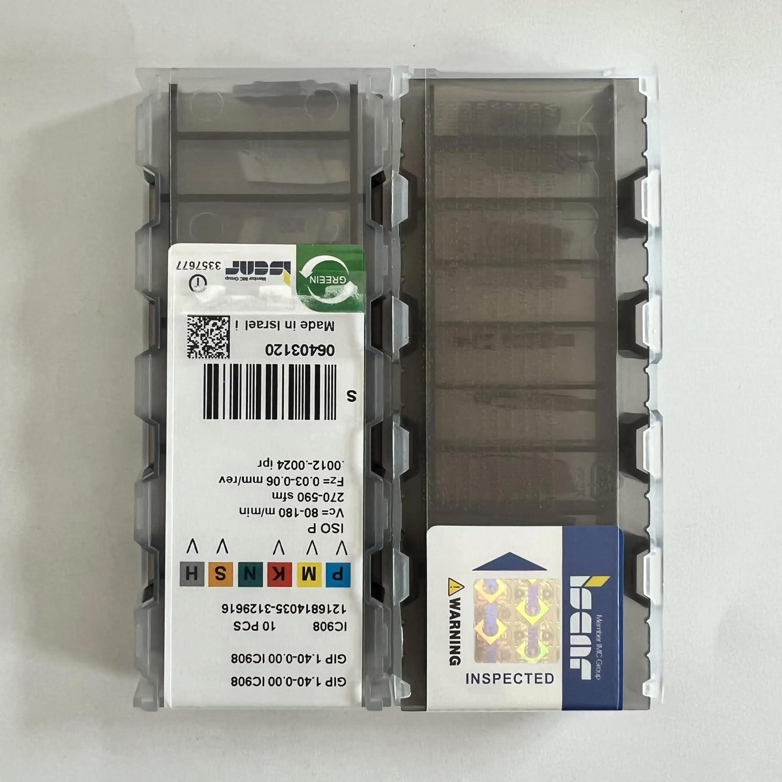 

ISCAR / GIP1.40-0.00 IC908 /Industrial indexable Carbide Inserts 10 Pcs