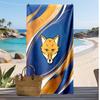 Asciugamano da Spiaggia con Stampa del Leicester City Football, Asciugamano Grande Morbido ad Asciugatura Rapida per Spiaggia Campeggio Nuoto