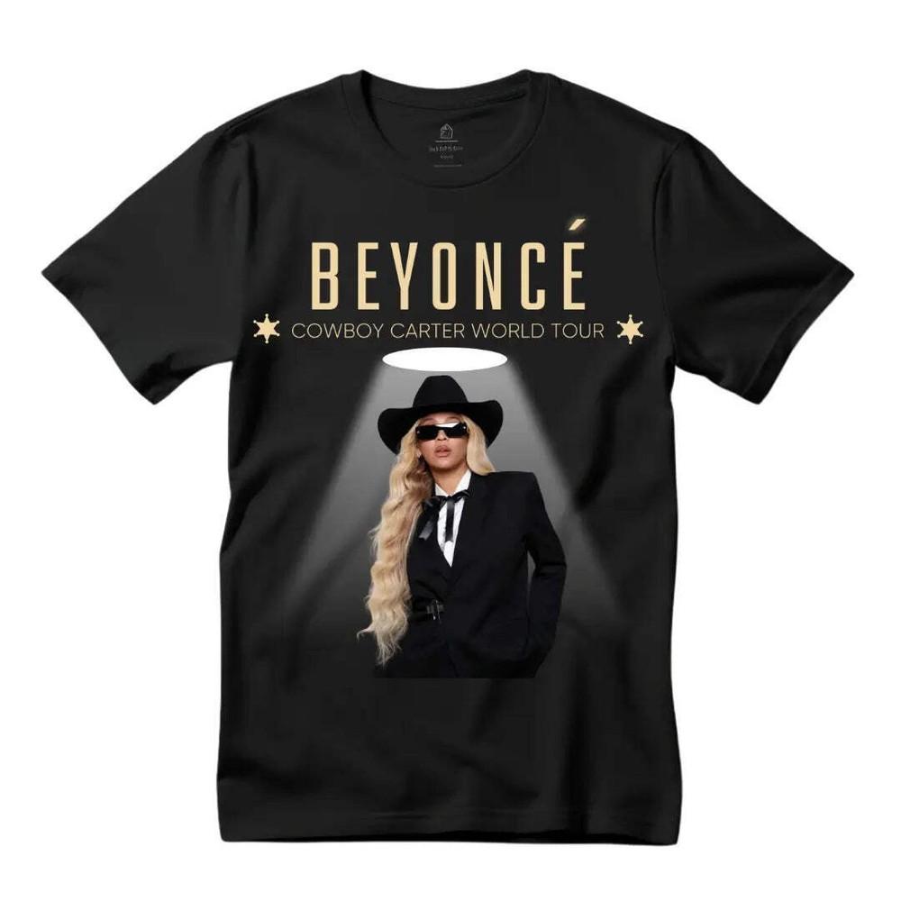 

Cowboy Carter World Tour Concert ShirtBlack Tee for Fans Unisex T-Shirt XL