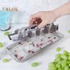 Stainless Steel Ice Cube Trays 18-Slot Ice Cube Mold with Easy Release Handle Removable Ice Maker for Bars Kitchens