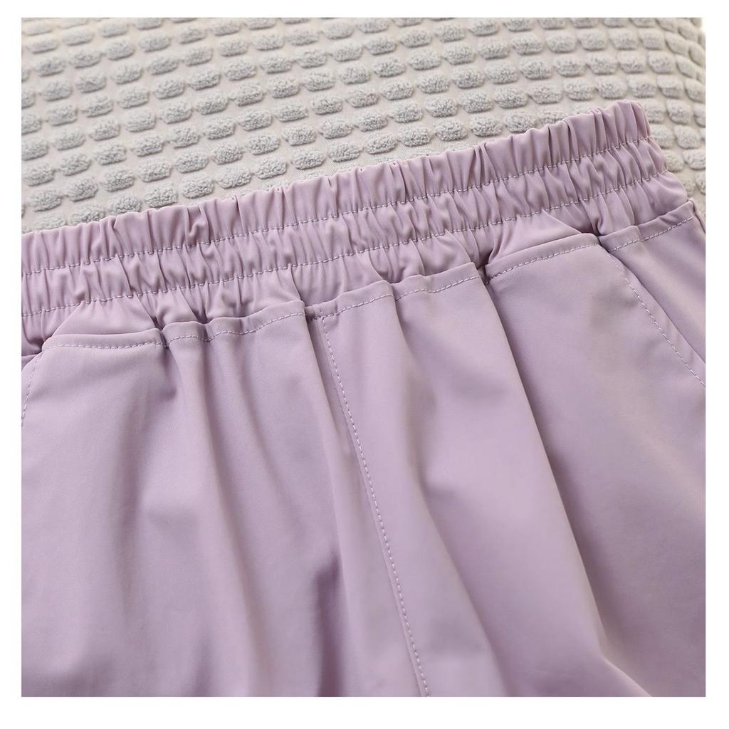 Summer Girls Quick Drying Shorts Wear Boys And Girls Sports Big Kids Ice Silk Five Quarter Pants