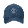 Dharma Initiative Logo Lost TV Show Unisex Style Baseball Cap Distressed Washed Hats Cap Outdoor Workouts Snapback Cap