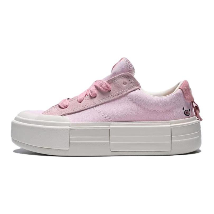 Converse Chuck Taylor SEASONAL Fashionable Comfortable Durable Low-top Skate Shoes for Women In Pink