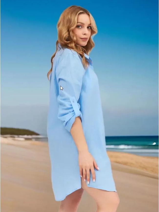 Women's Silk Bamboo Cotton Hooded Cardigan Beach Cover-Up