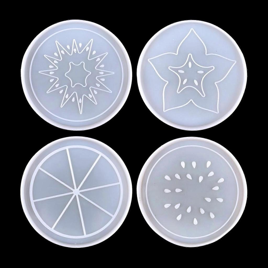 DIY Coaster Silicone Mold For Epoxy Resin Placemat Tray Shelf UV Resin Mold